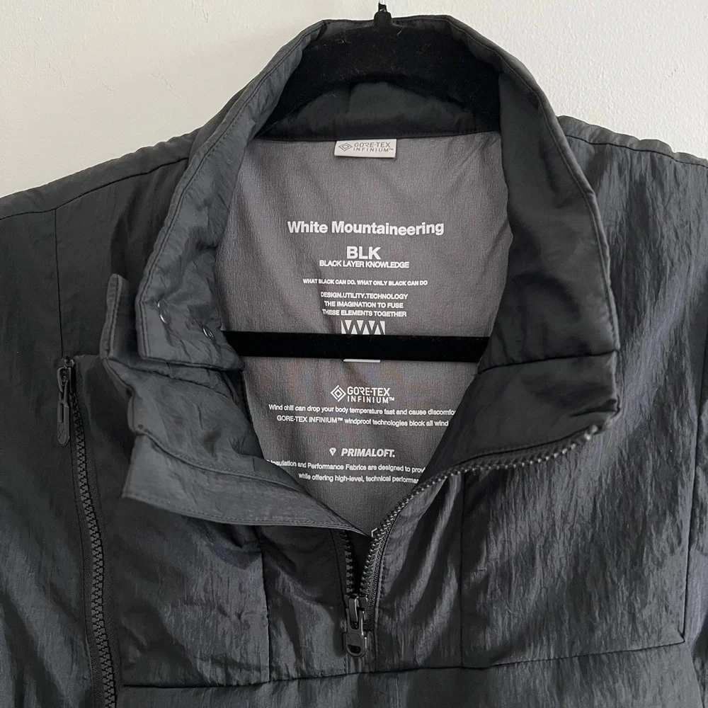 White Mountaineering goretex primaloft utility vest black - Picture 8 of 10